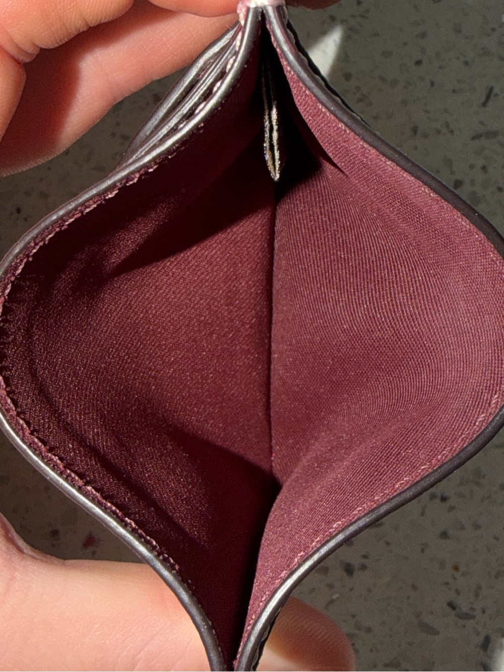 Coach Pink Cherry Card Holder - Picture 3 of 10